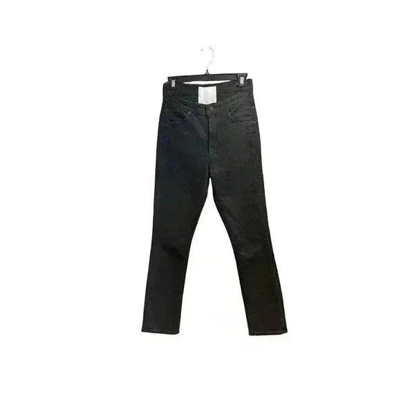 NEW Mother The Dazzler Shift Uneven Waist Jeans in Who's Sorry Now Black Size 26 - Picture 12 of 16